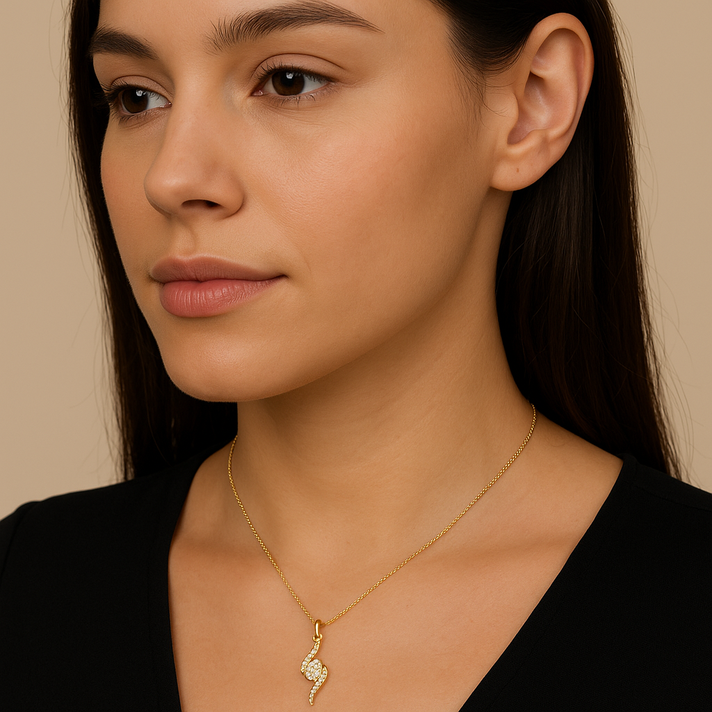 Senorita Mariposa Diamond Pendant