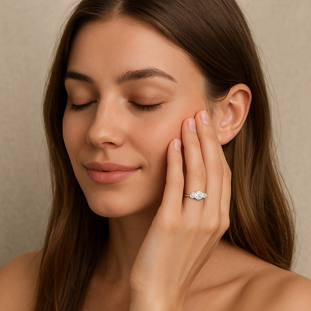 Triple Party Diamond Ring