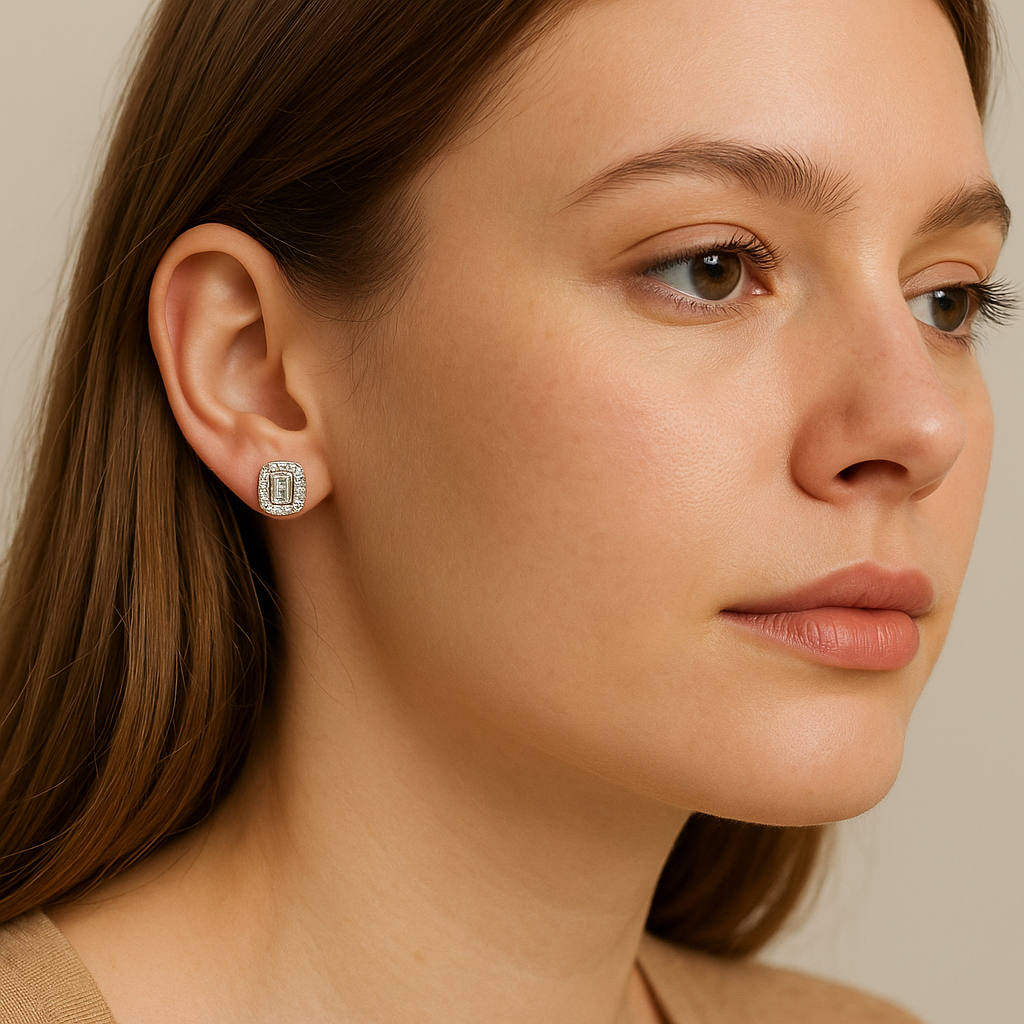 Sunray Spark Diamond Earrings