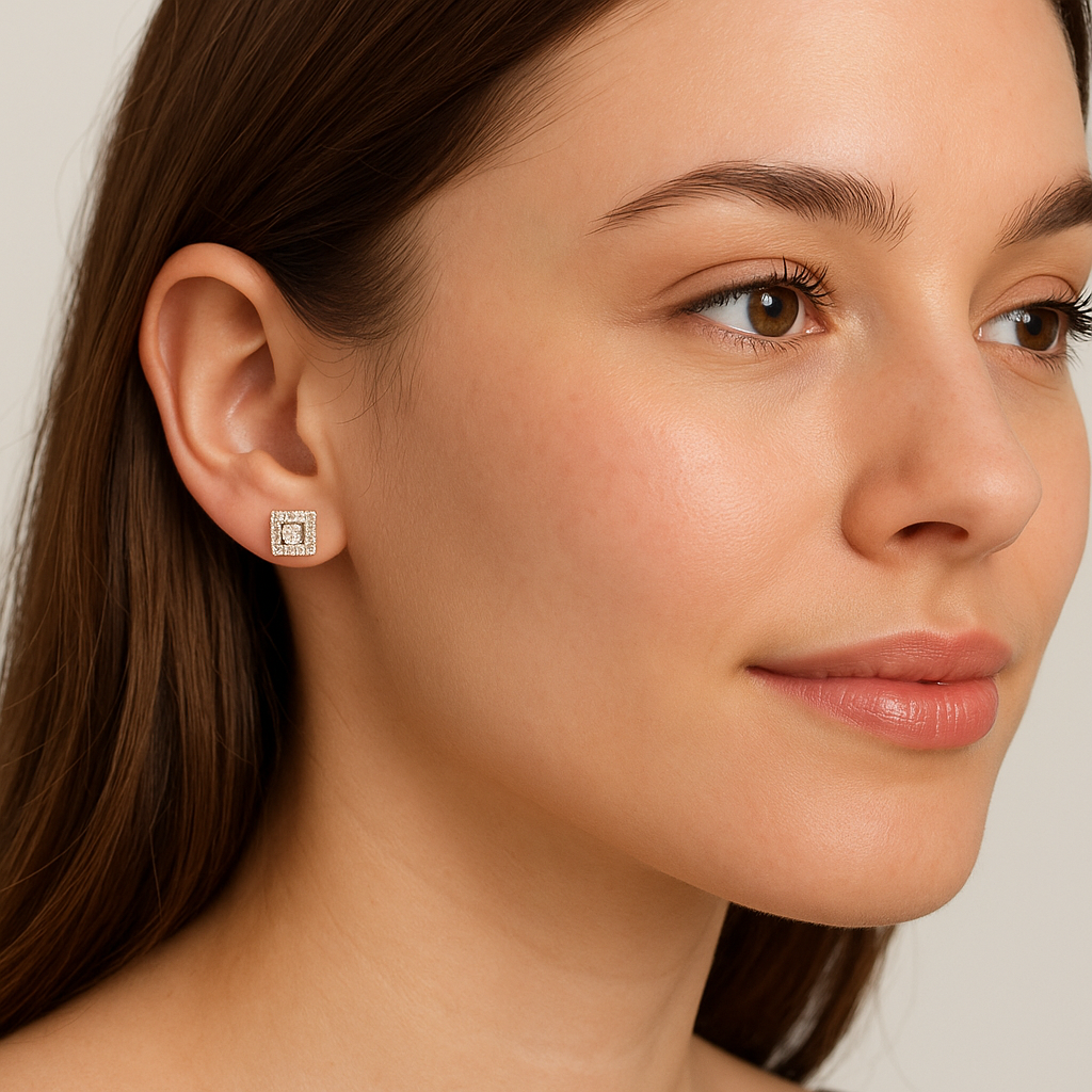 Cubic Spark Diamond Earrings