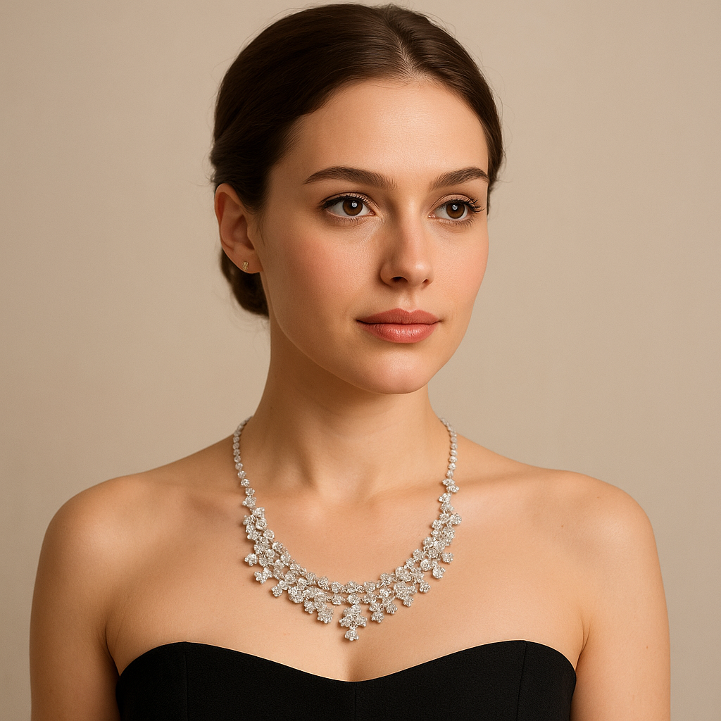 Whispering Light Diamond Necklace