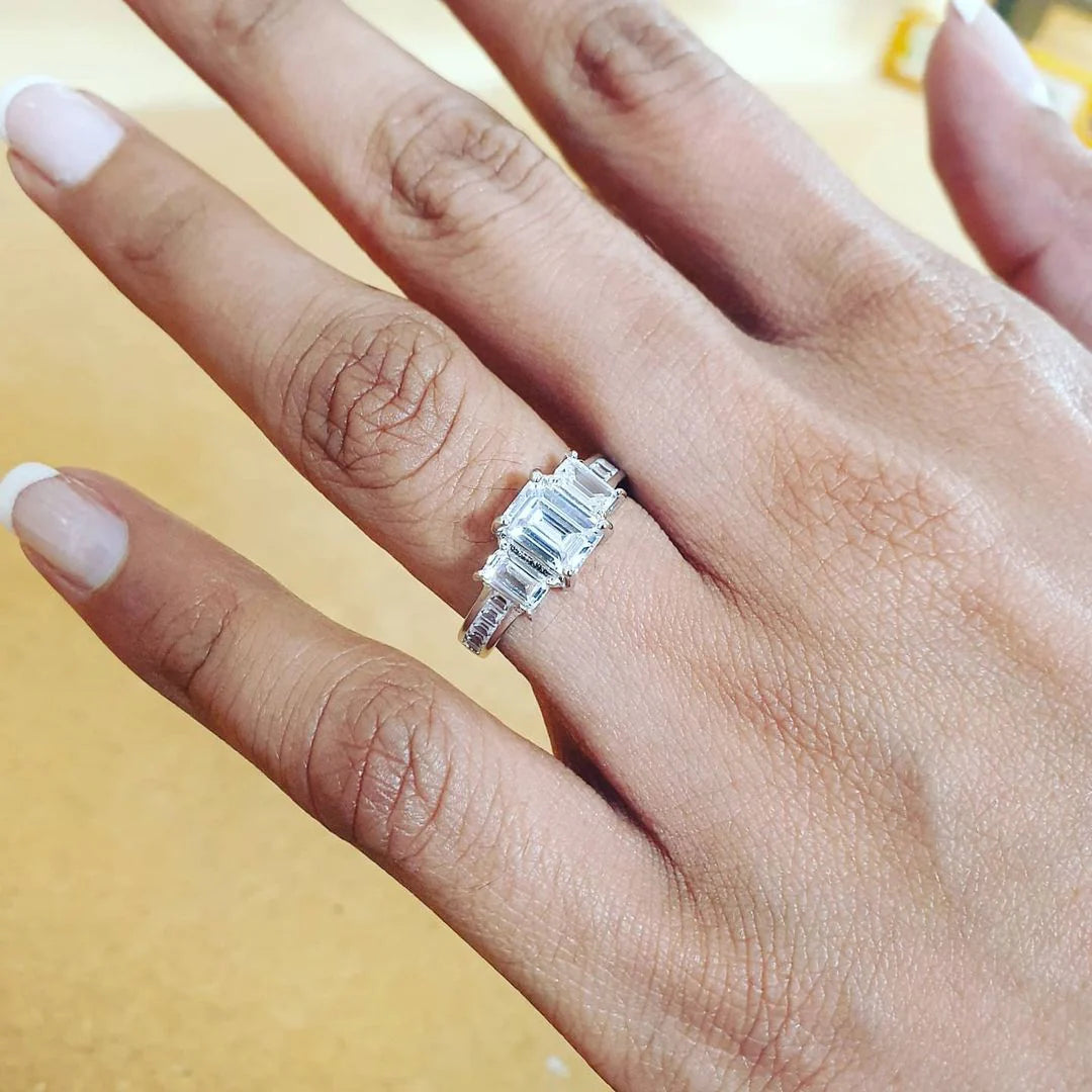 Soulmate Triplet Diamond Ring
