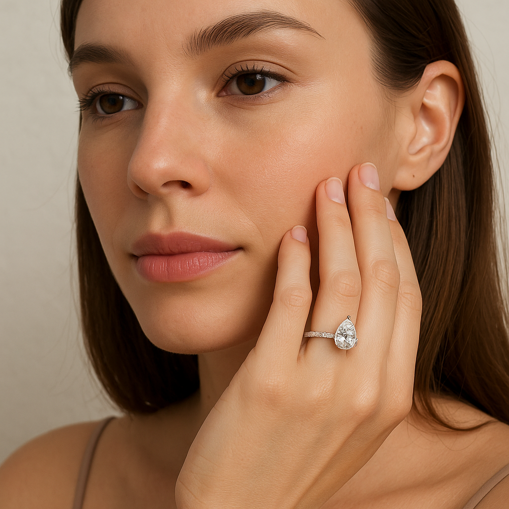 Frosty Glam Diamond Ring