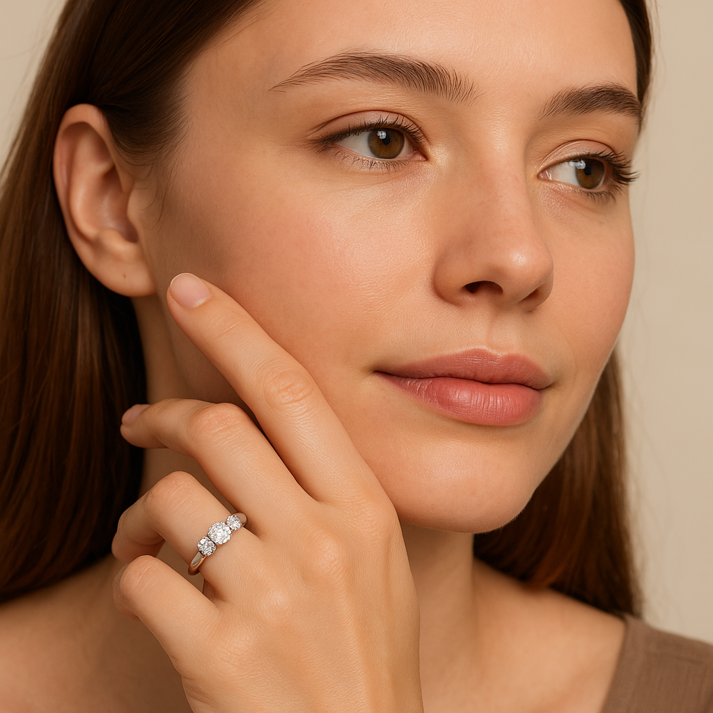 Trinity Glow Diamond Ring