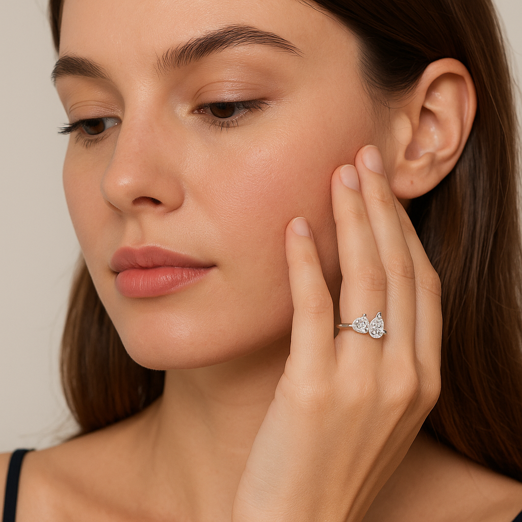 Toi-et-Moi Romance Diamond Ring