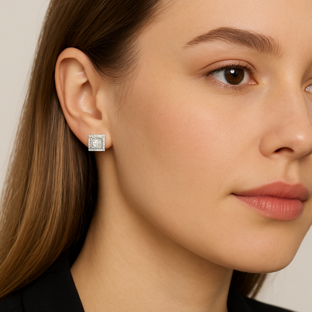 Glitterbeam Diamond Earrings