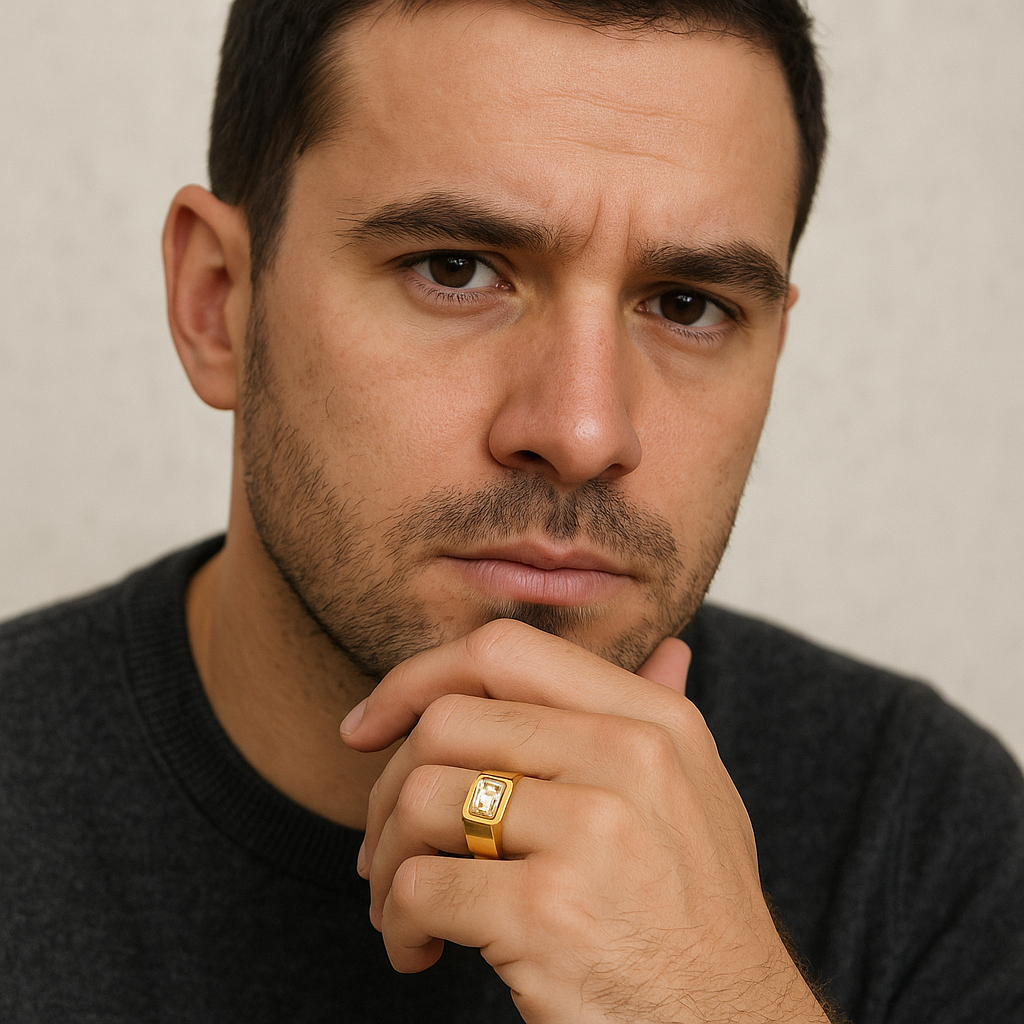 Rajwada Spark Men Diamond Ring