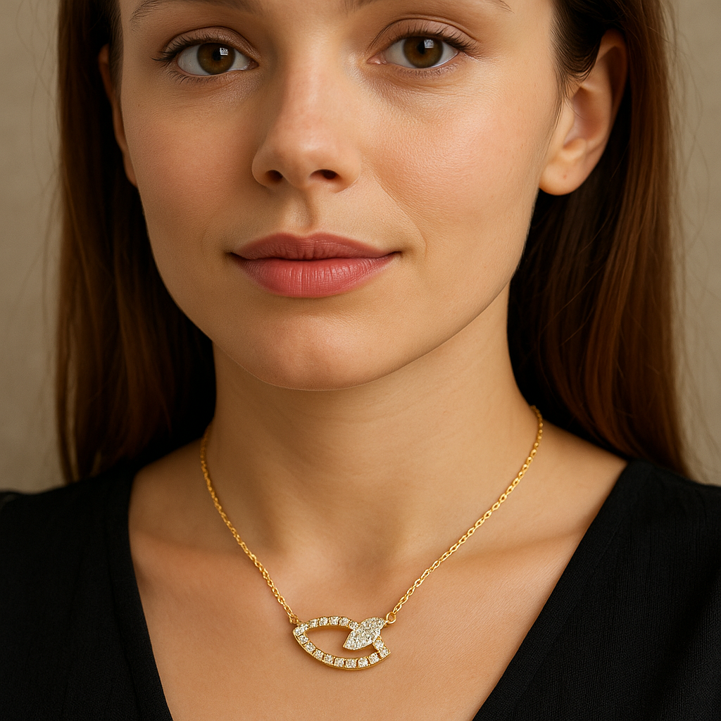 Beholder's Eye Diamond Pendant