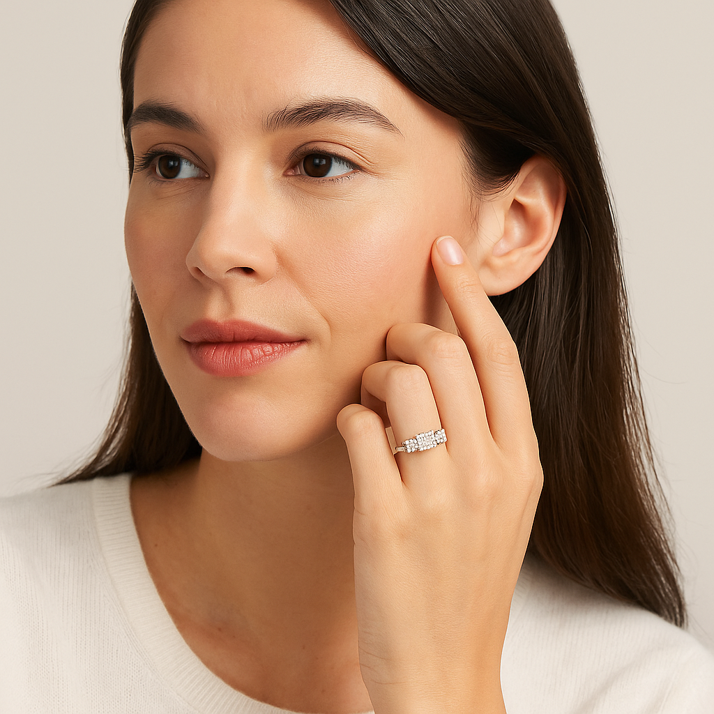 Triad Gleam Diamond Ring