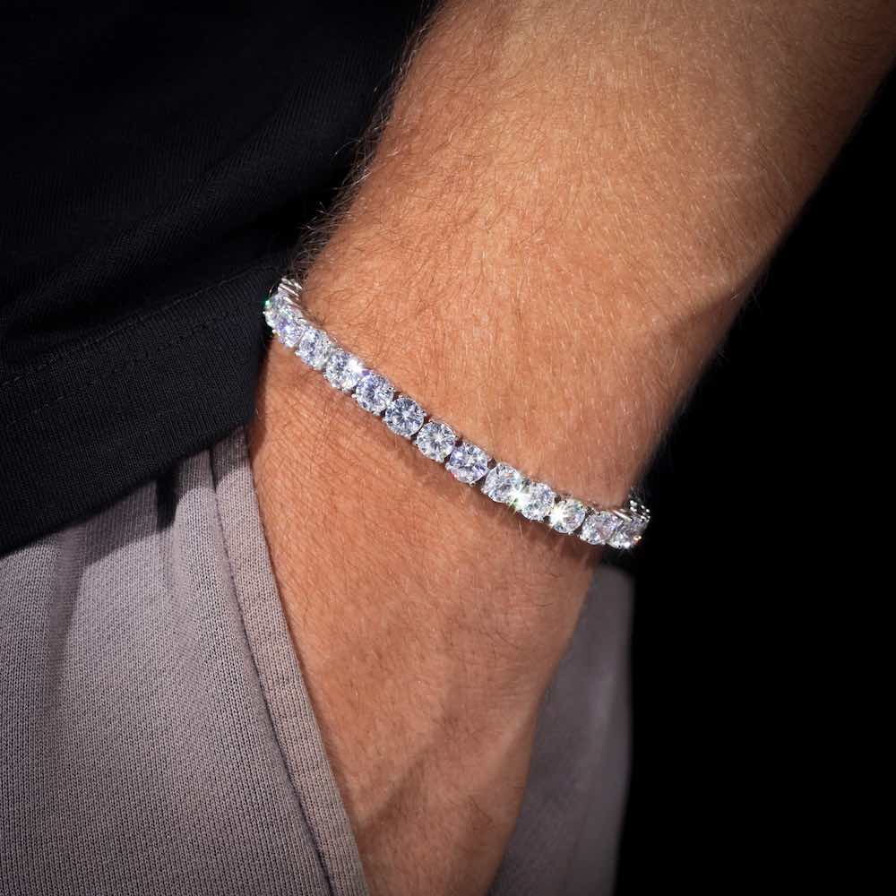 Sunbeam Spark Men Tennis Diamond Bracelet