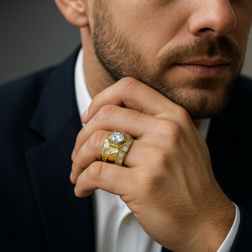 Mainly Manly Men Diamond Ring