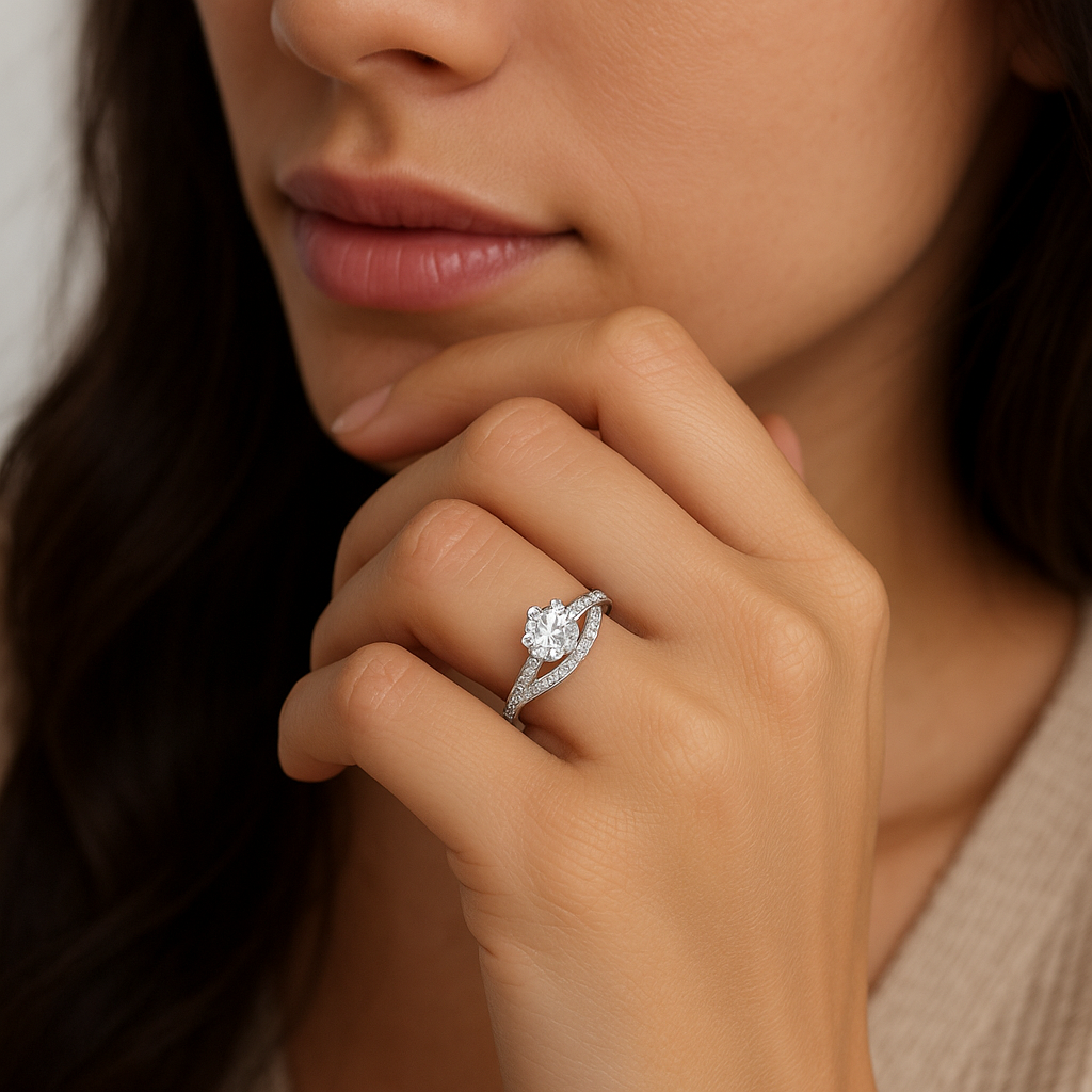Merry Minimal Diamond Ring