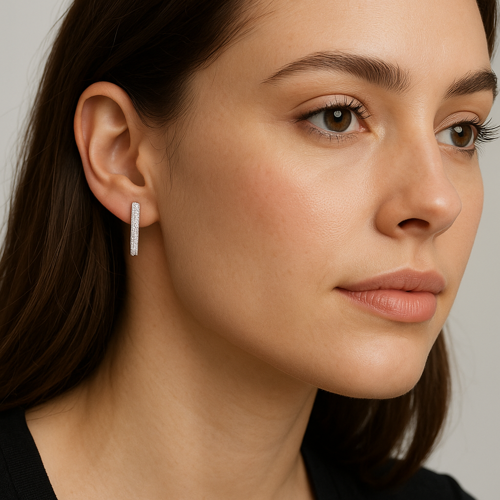 Loop of Eternity Diamond Earrings