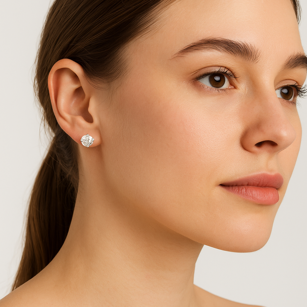 Muse Solitaire Diamond Earrings