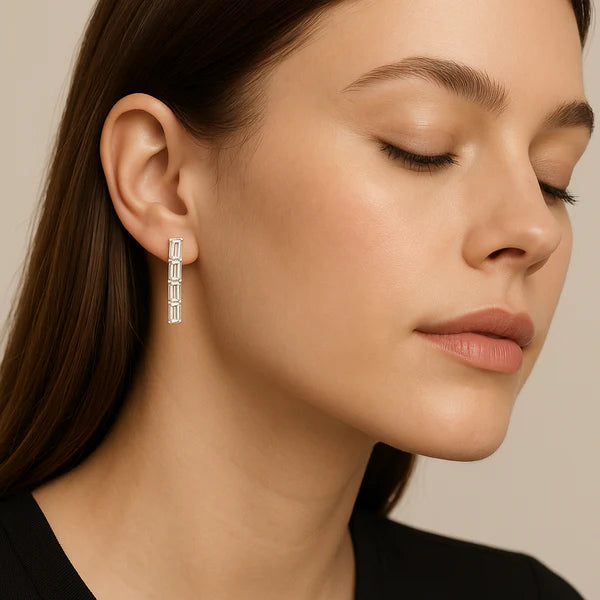 Emerald Mystica Diamond Earrings