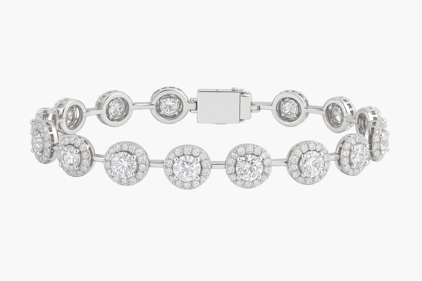 Mooncurl Tennis Diamond Bracelet