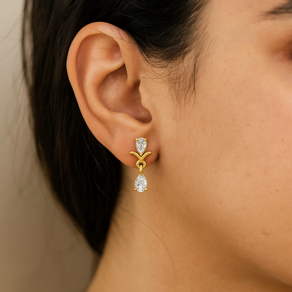 Timeless Trail Diamond Earrings