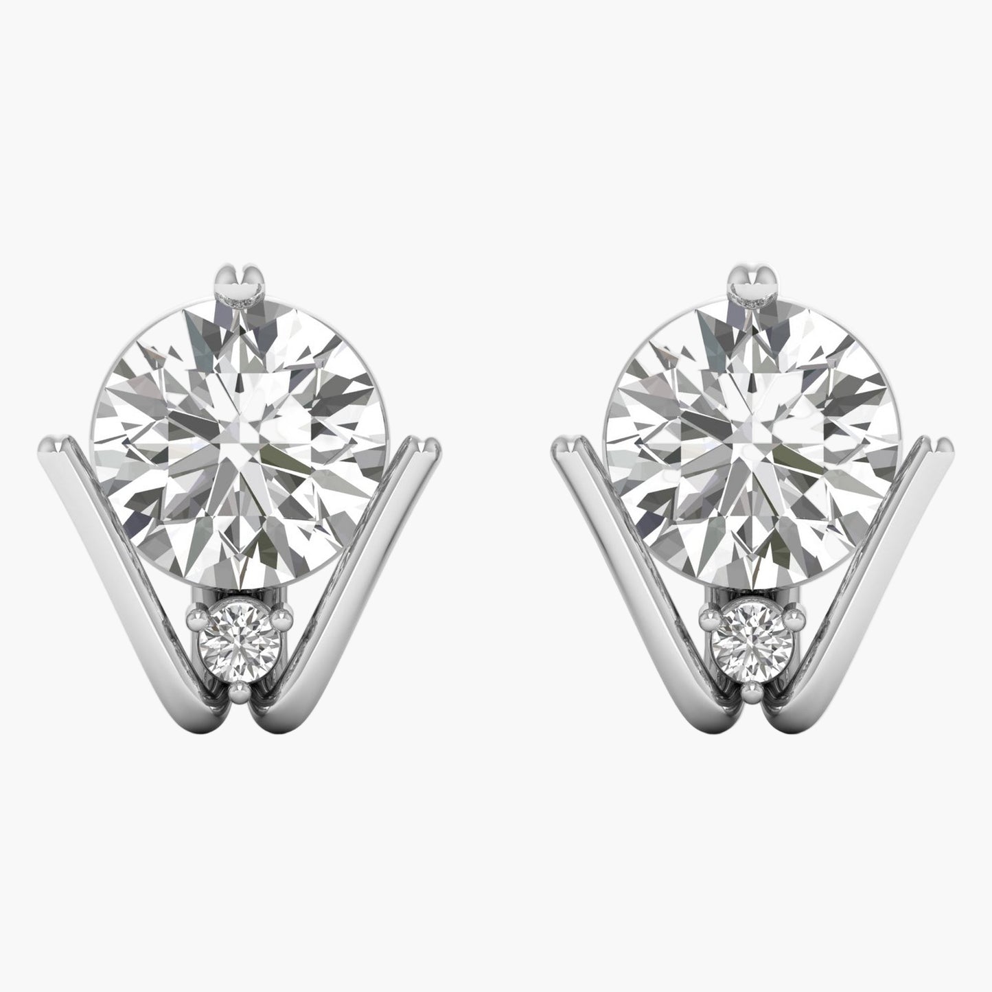 Cloud Rest Diamond Earrings