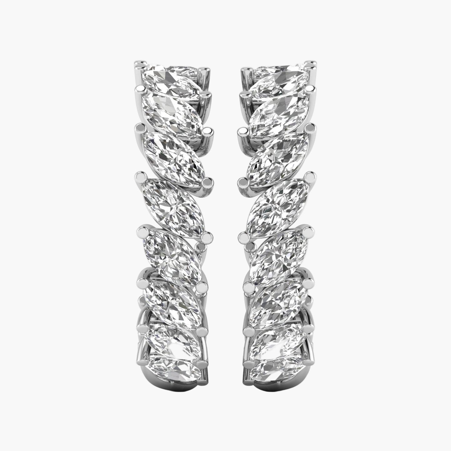 Luxe Lattice Diamond Earrings