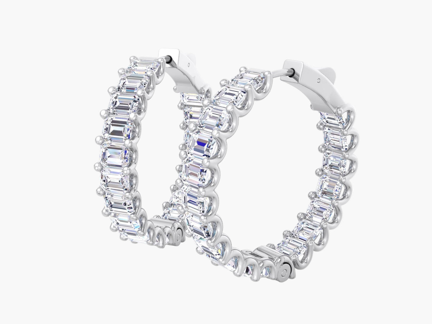 Aura Circles Diamond Earrings