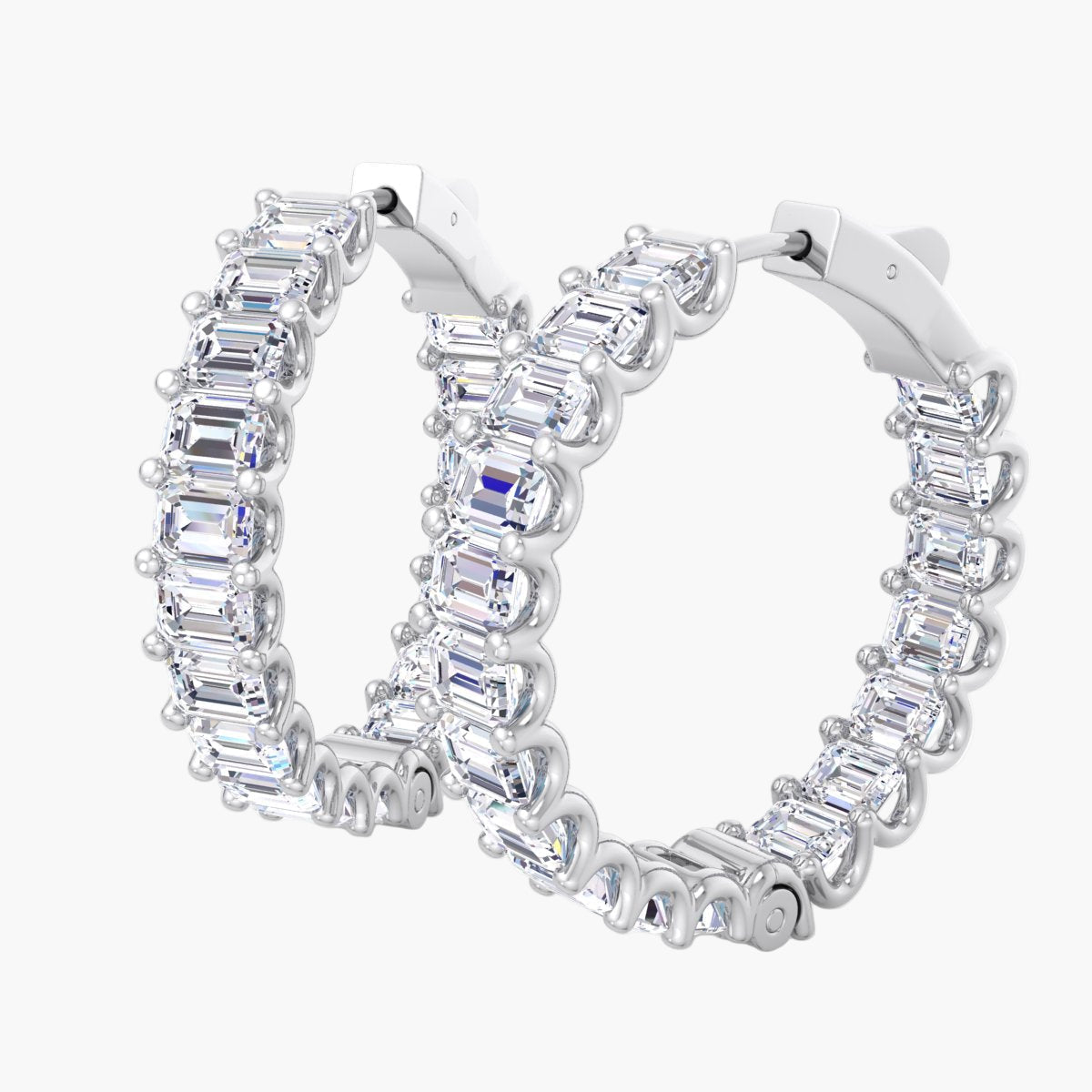 Aura Circles Diamond Earrings