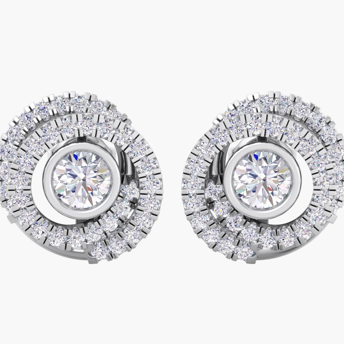 Rosebud Diamond Earrings