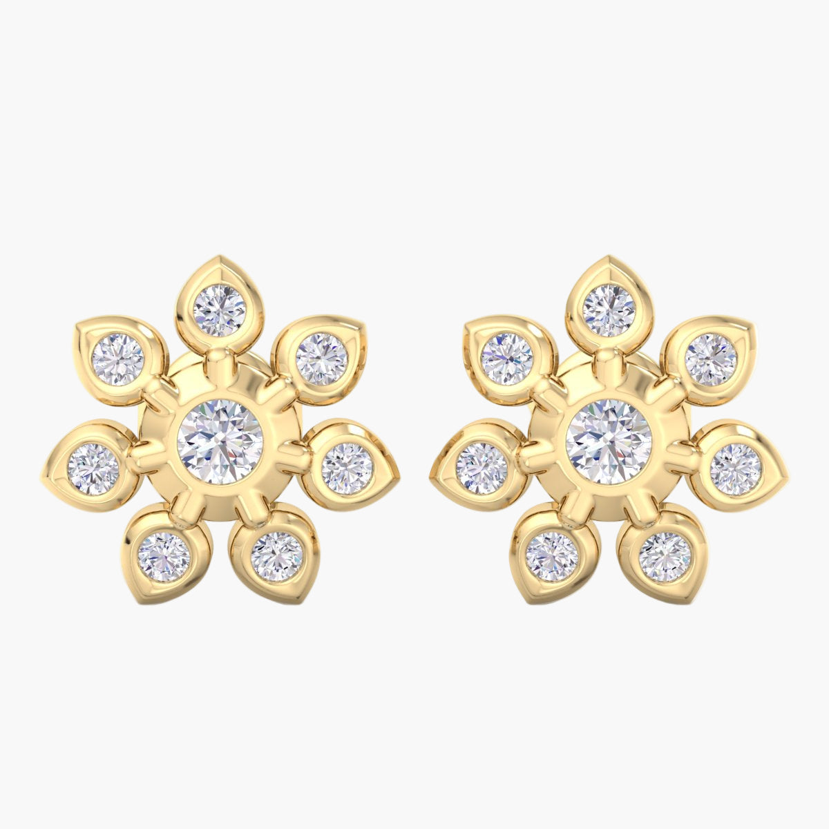 Daffodil Dream Diamond Earrings