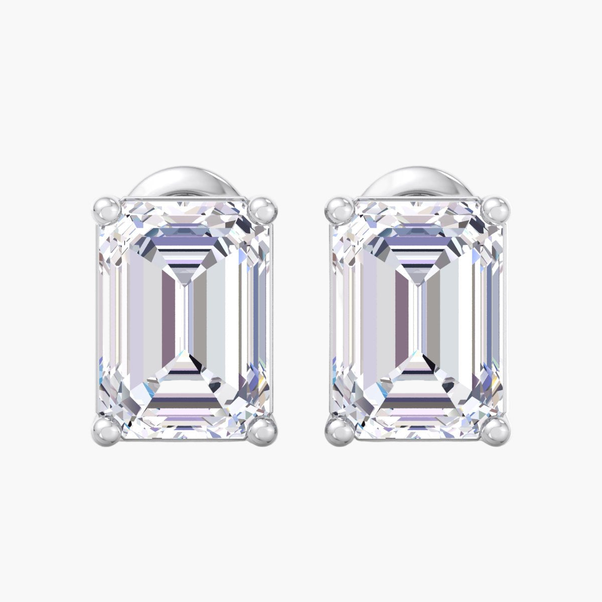 Zenith Emerald Diamond Earrings