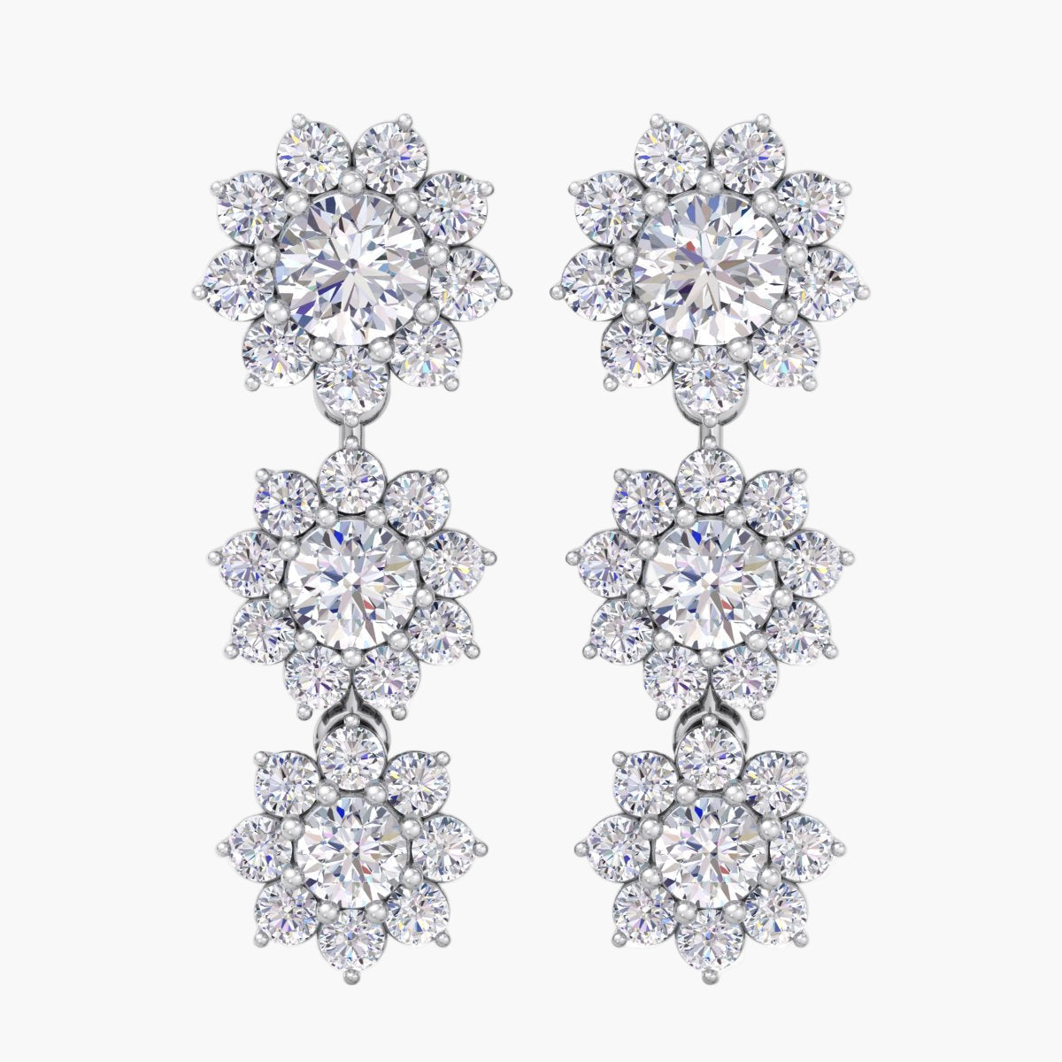 Hanging Garden Diamond Earrings