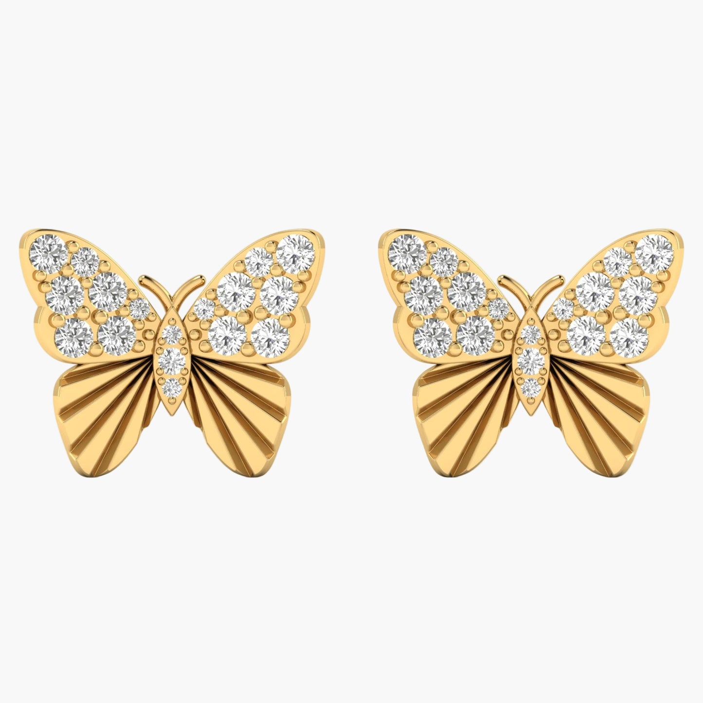 Luna Wing Diamond Earrings