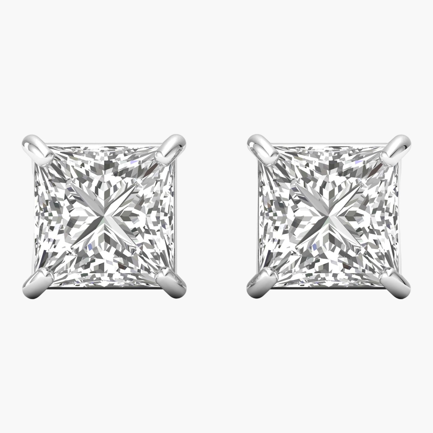 Modern Diamond Earrings