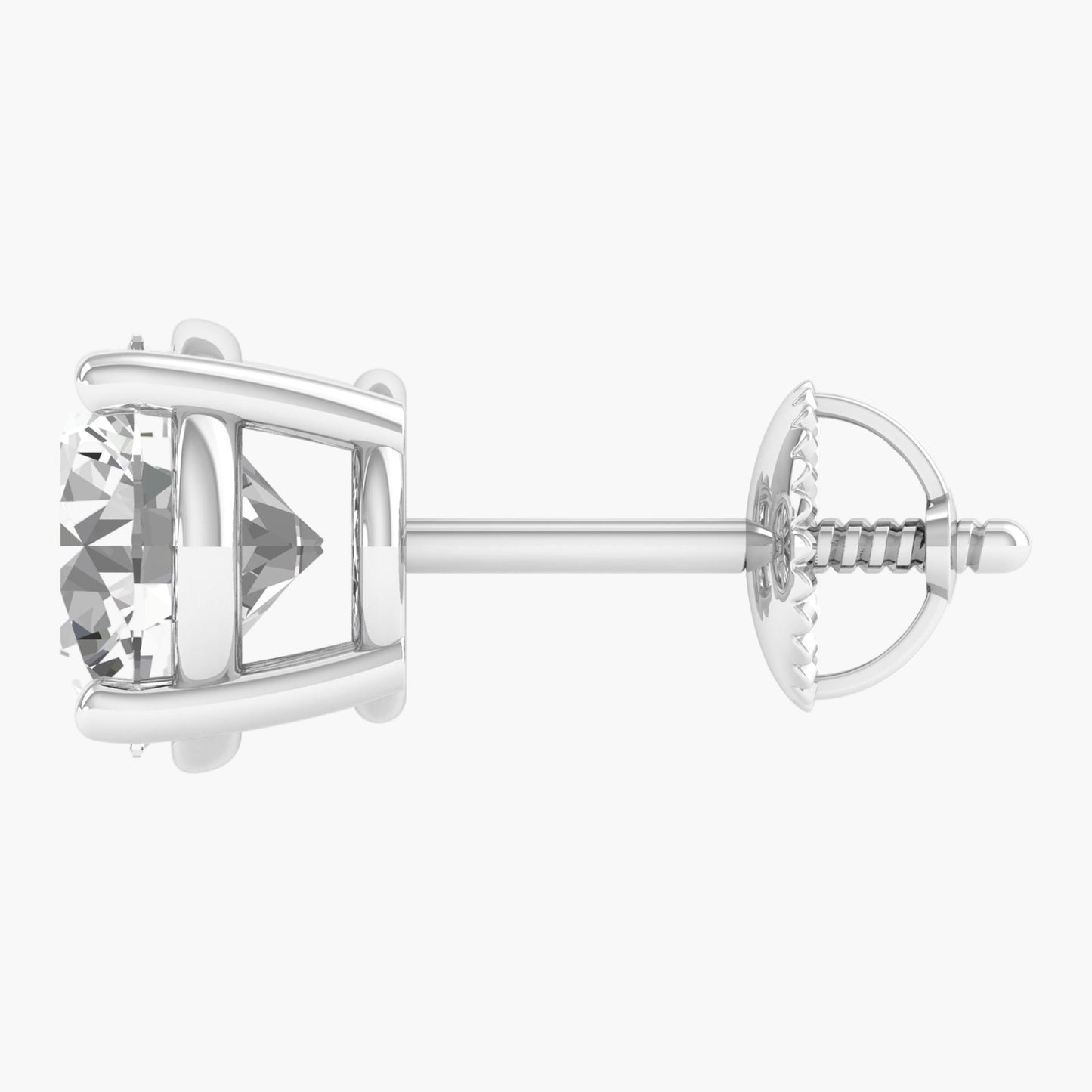 4 Carat Sparkle Diamond Earrings