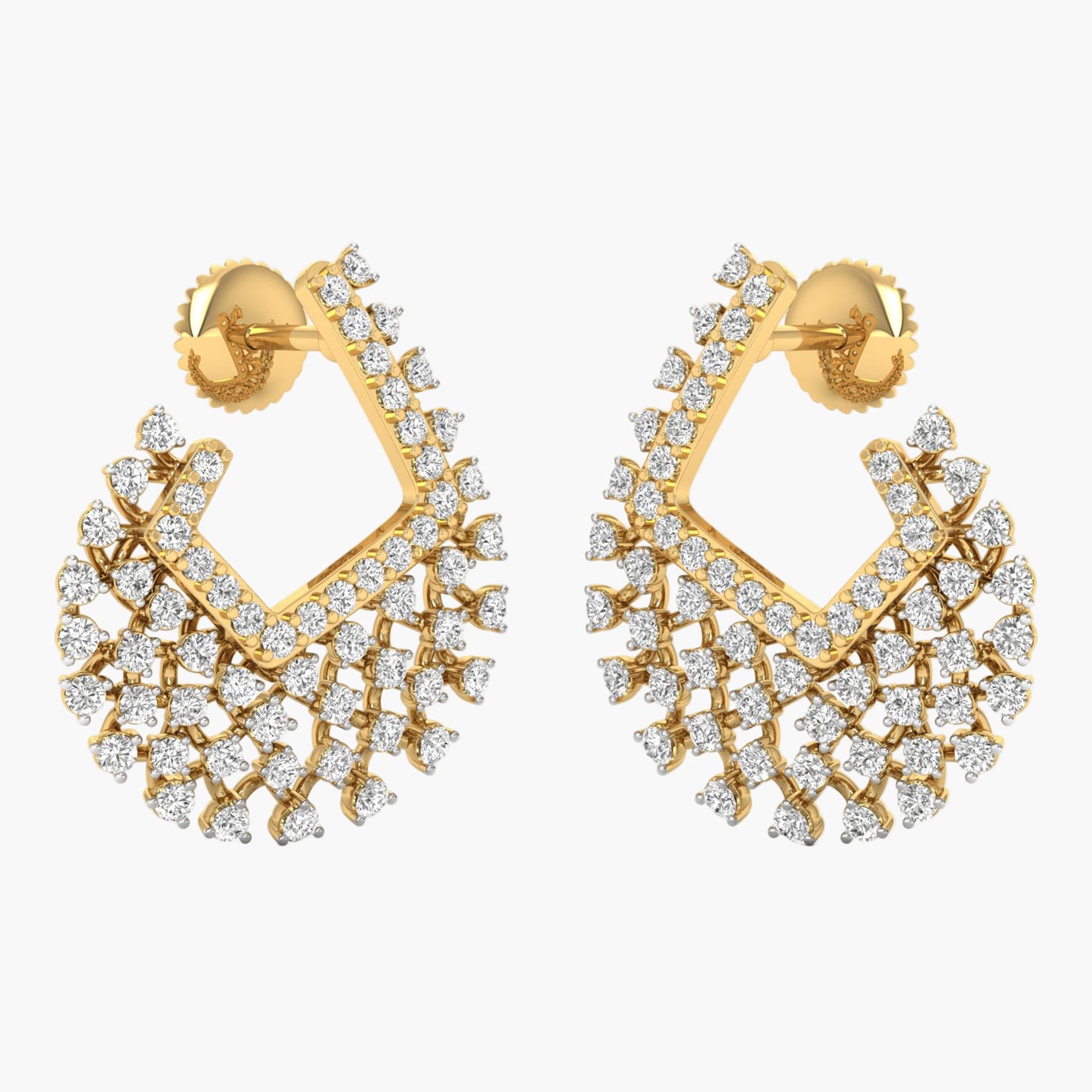 Chand Crisp Diamond Earrings