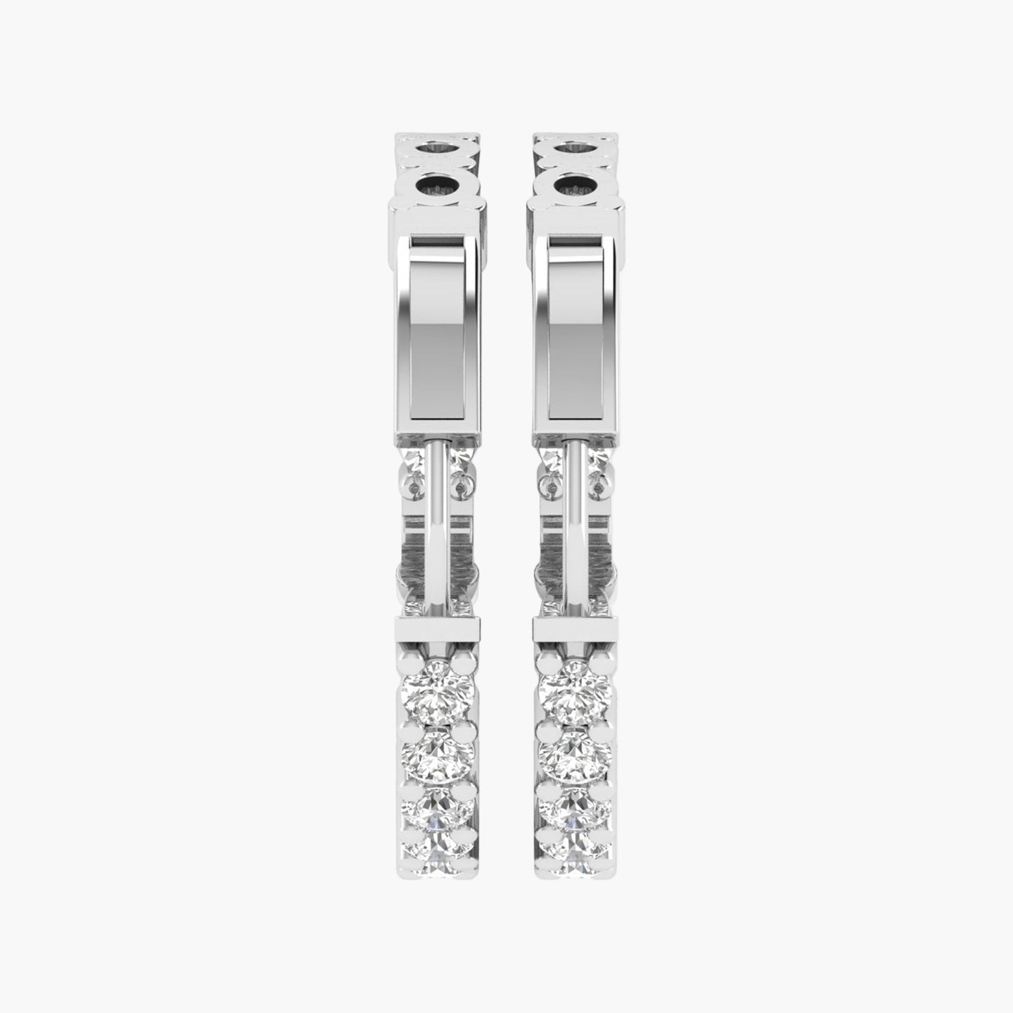 Ariselle Loop Diamond Earrings