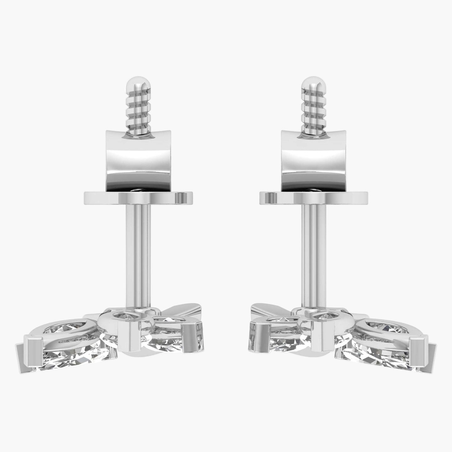 Infinity Petals Diamond Earrings