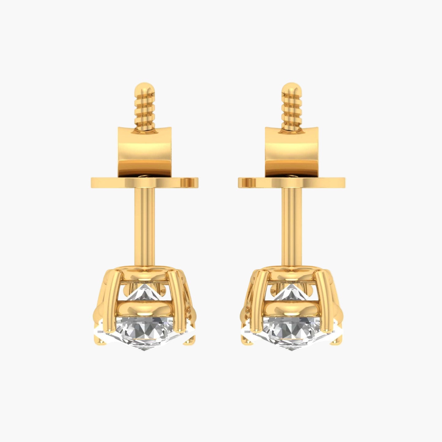 Empire Circles Diamond Earrings