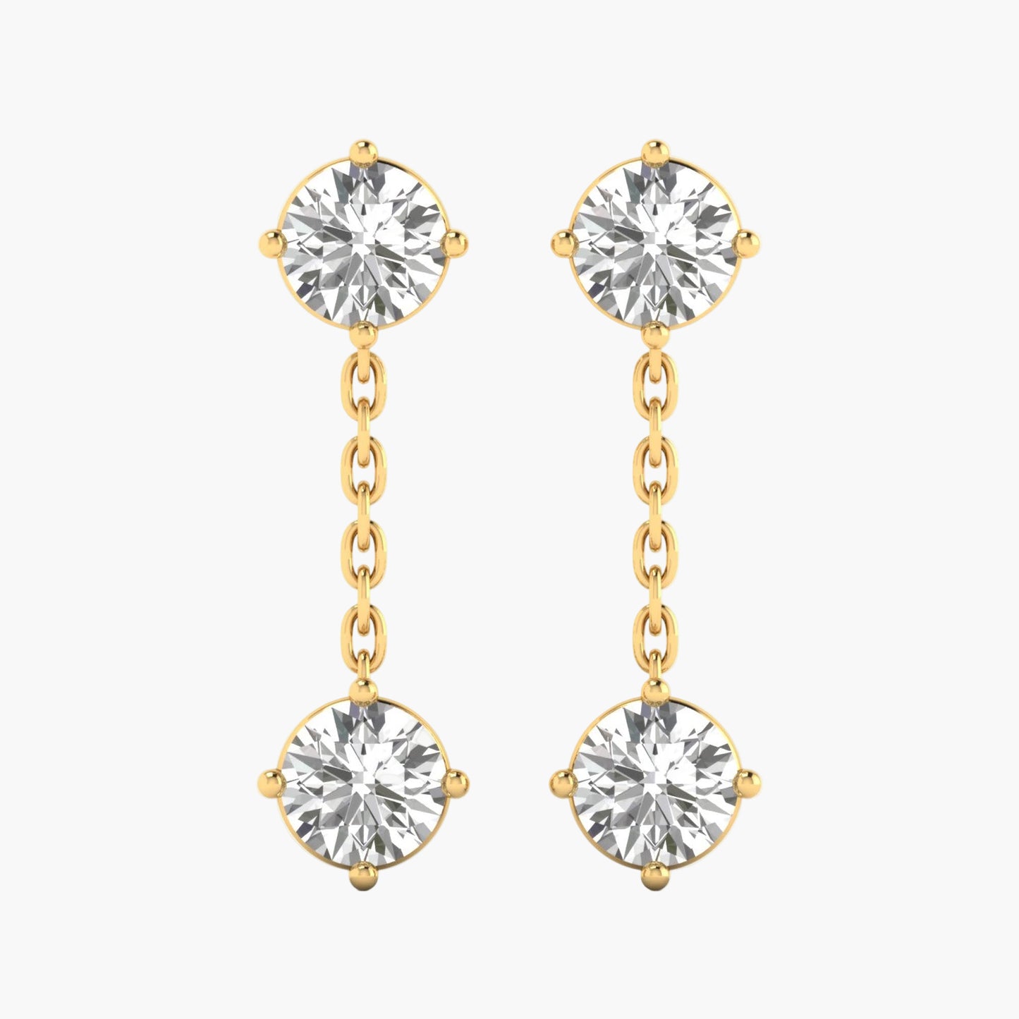 Moonlight Drizzle Diamond Earrings