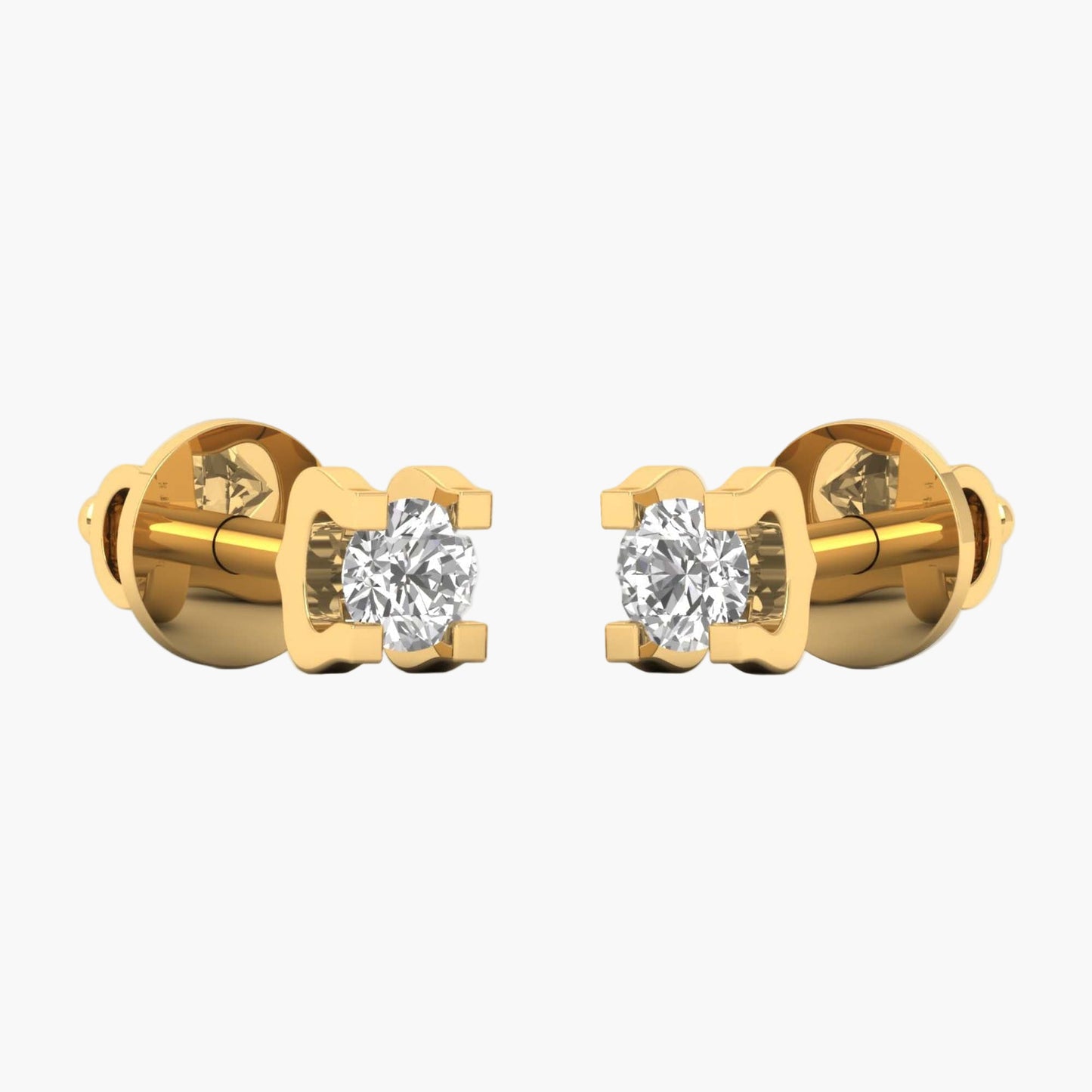 Pretty Pious Diamond Earrings