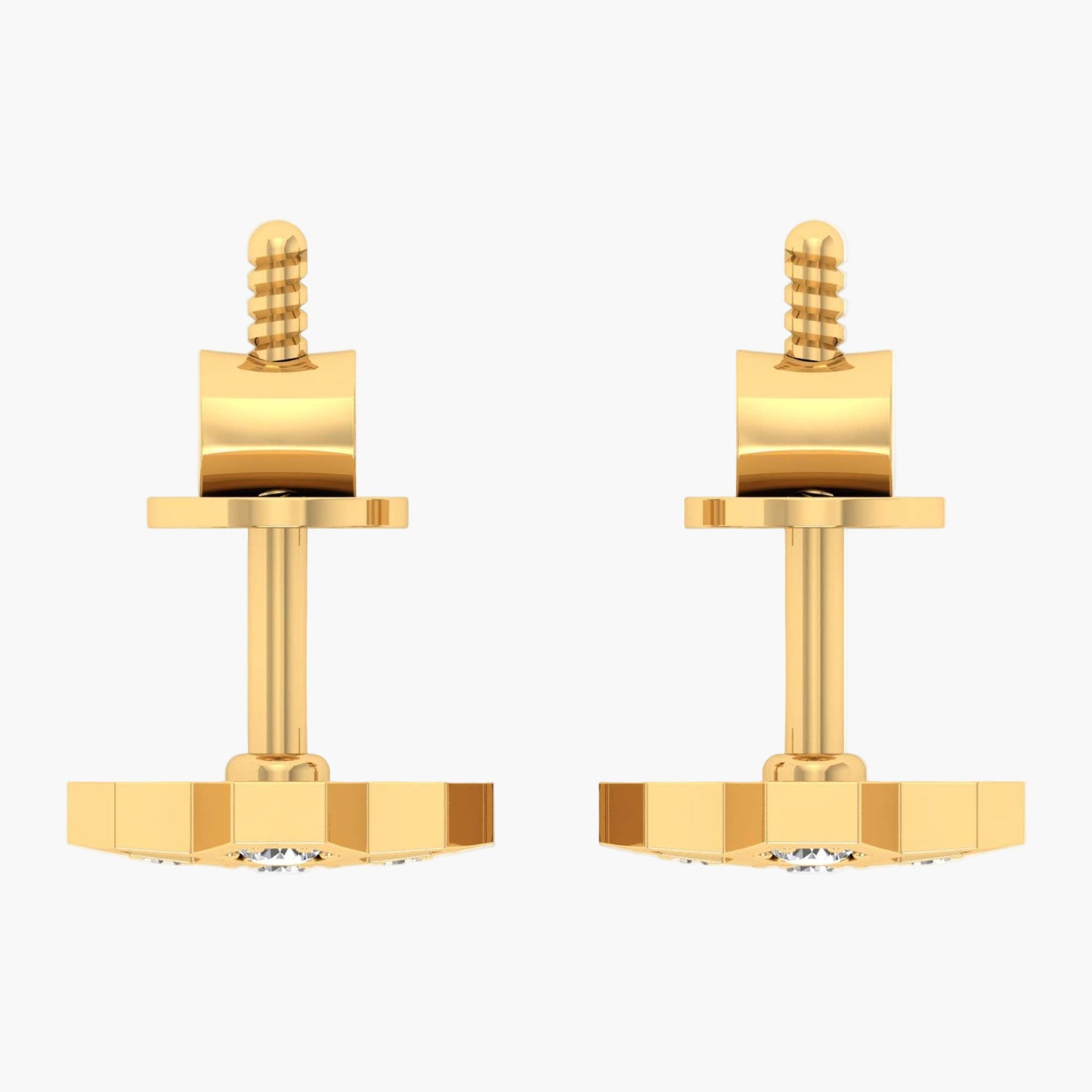 Honeycomb Diamond Earrings