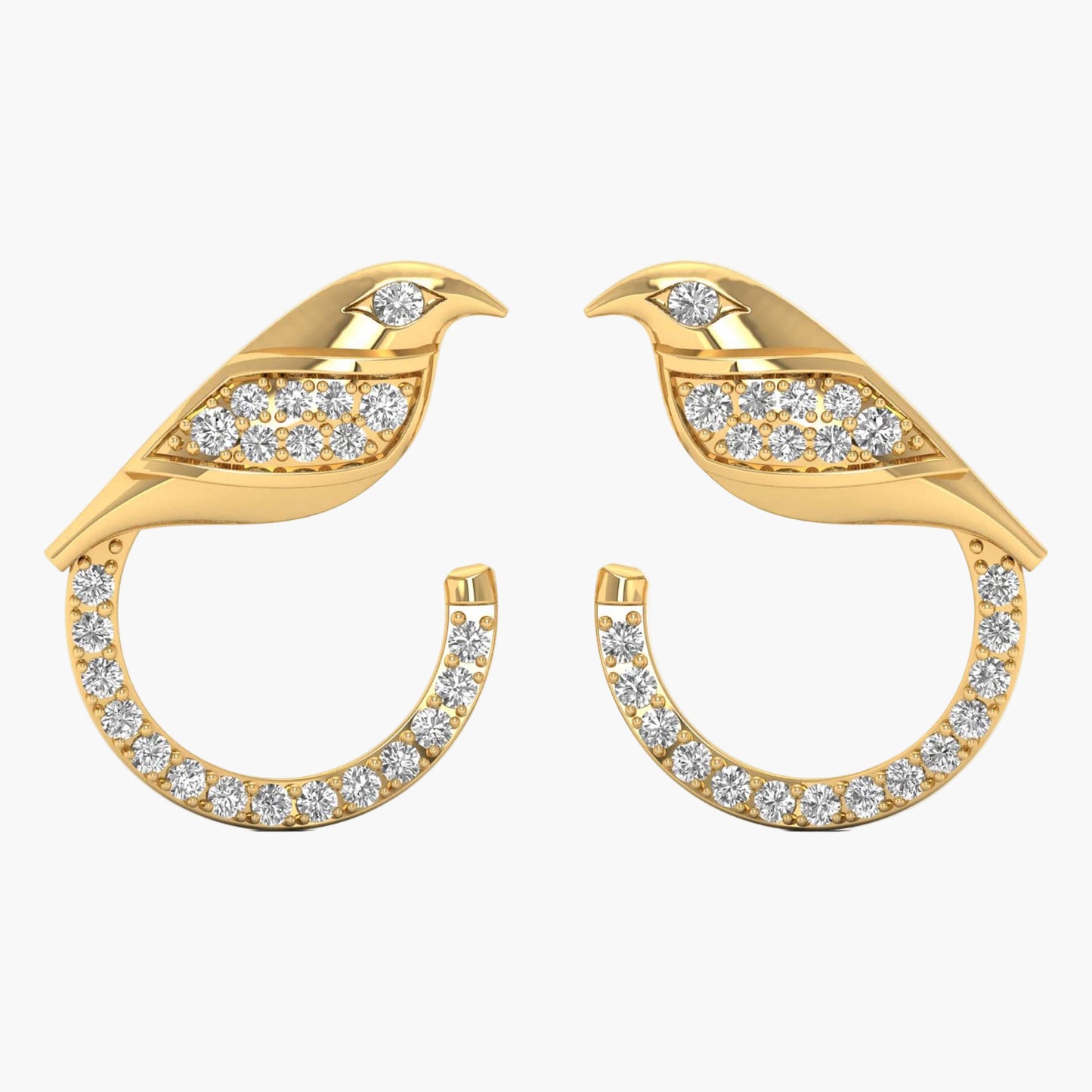 Skyla Wings Diamond Earrings
