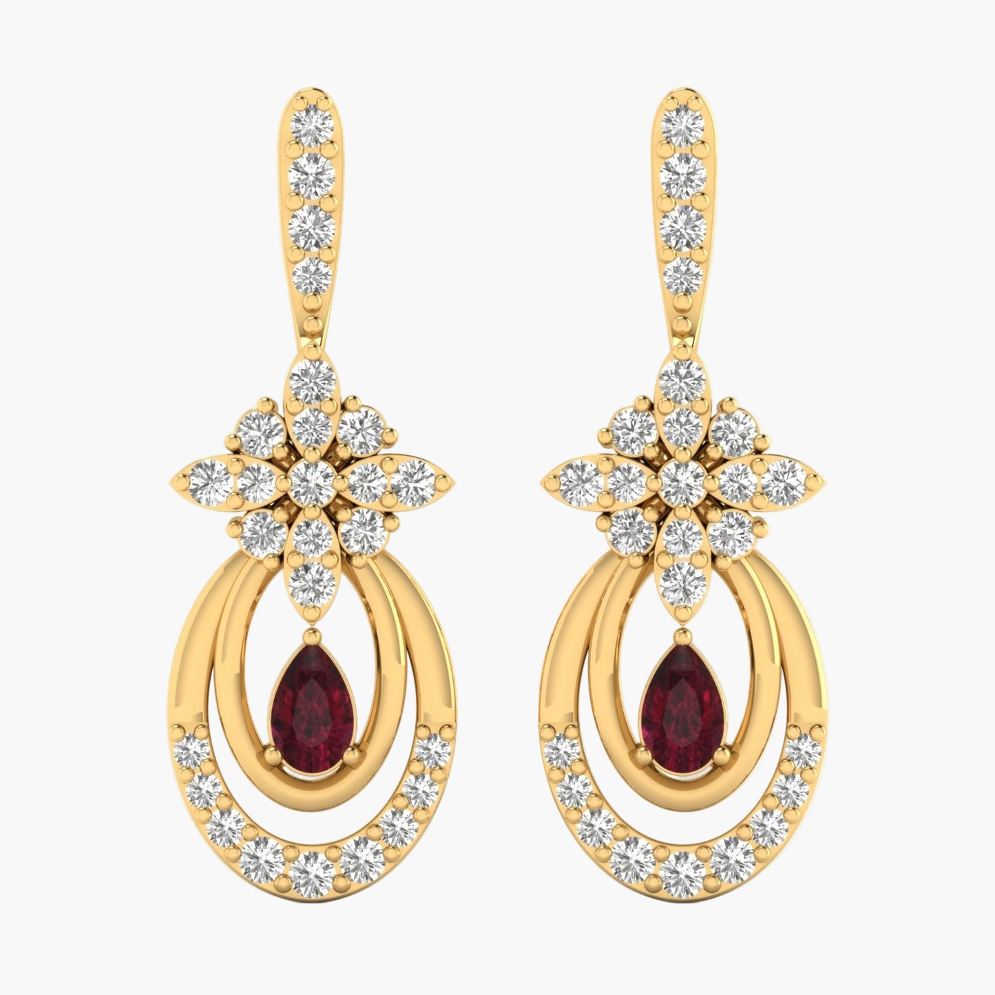 Radha Rani Diamond Earrings