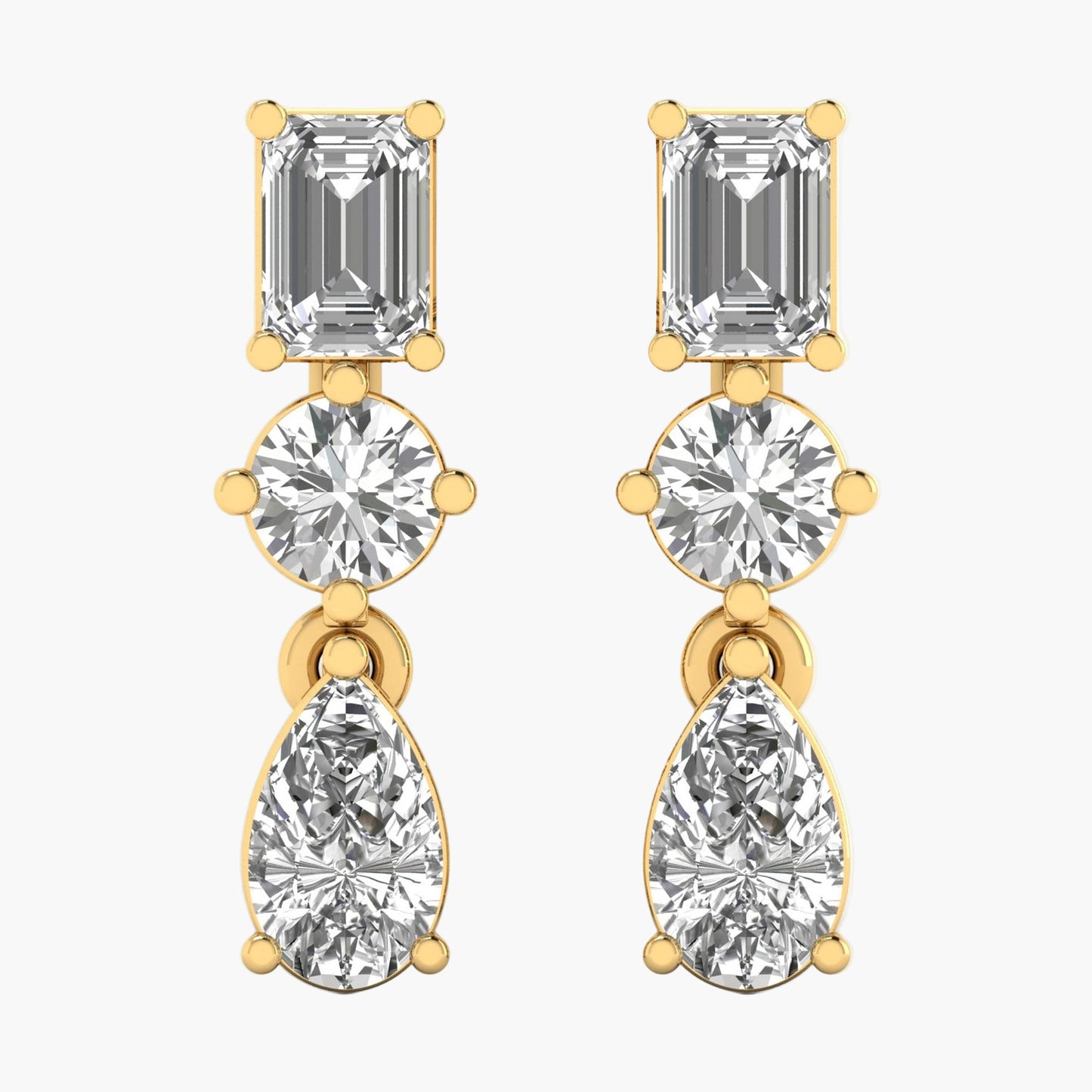 Sparkle Stream Diamond Earrings