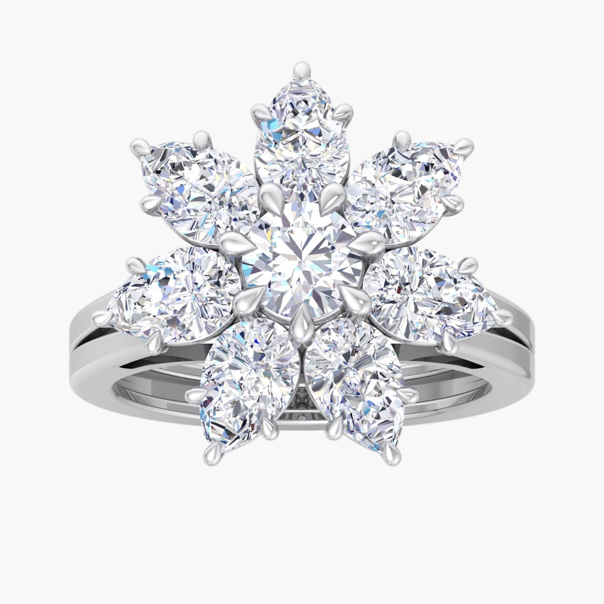 Love Column Diamond Ring