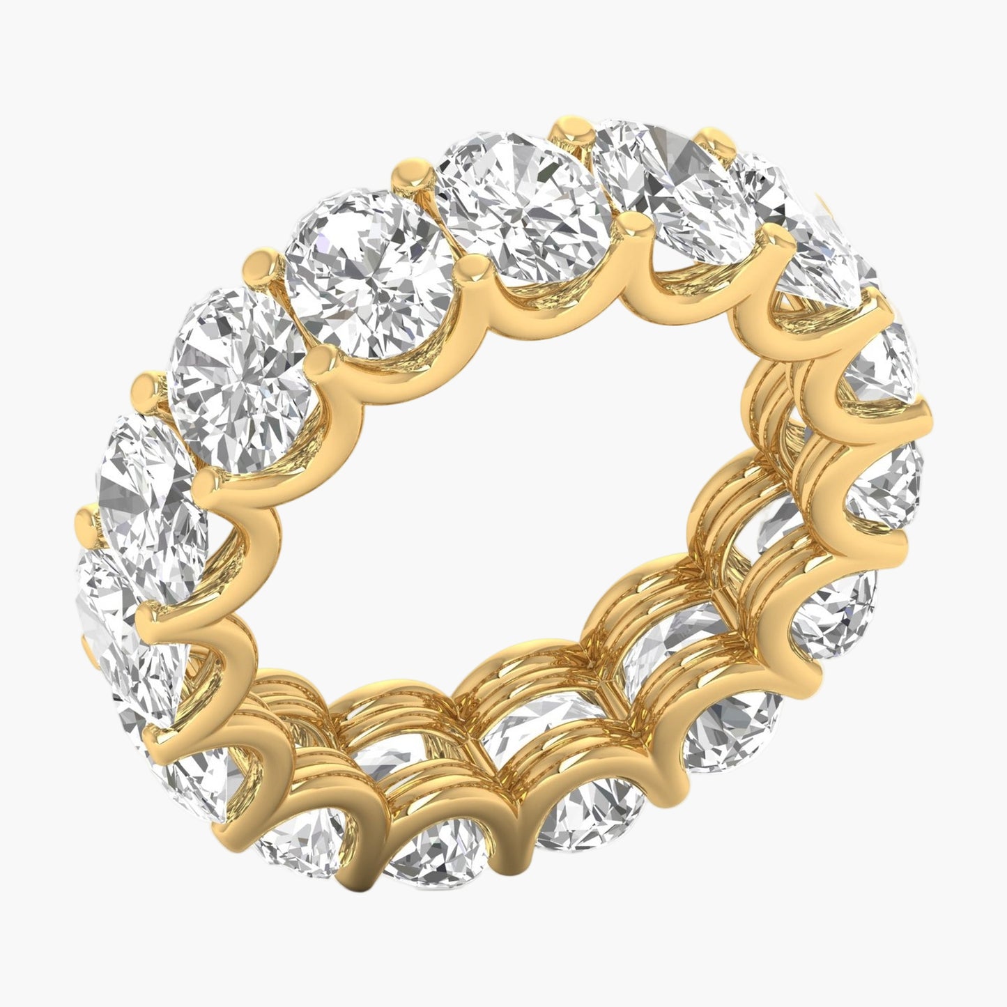 Golden Luminary Diamond Ring