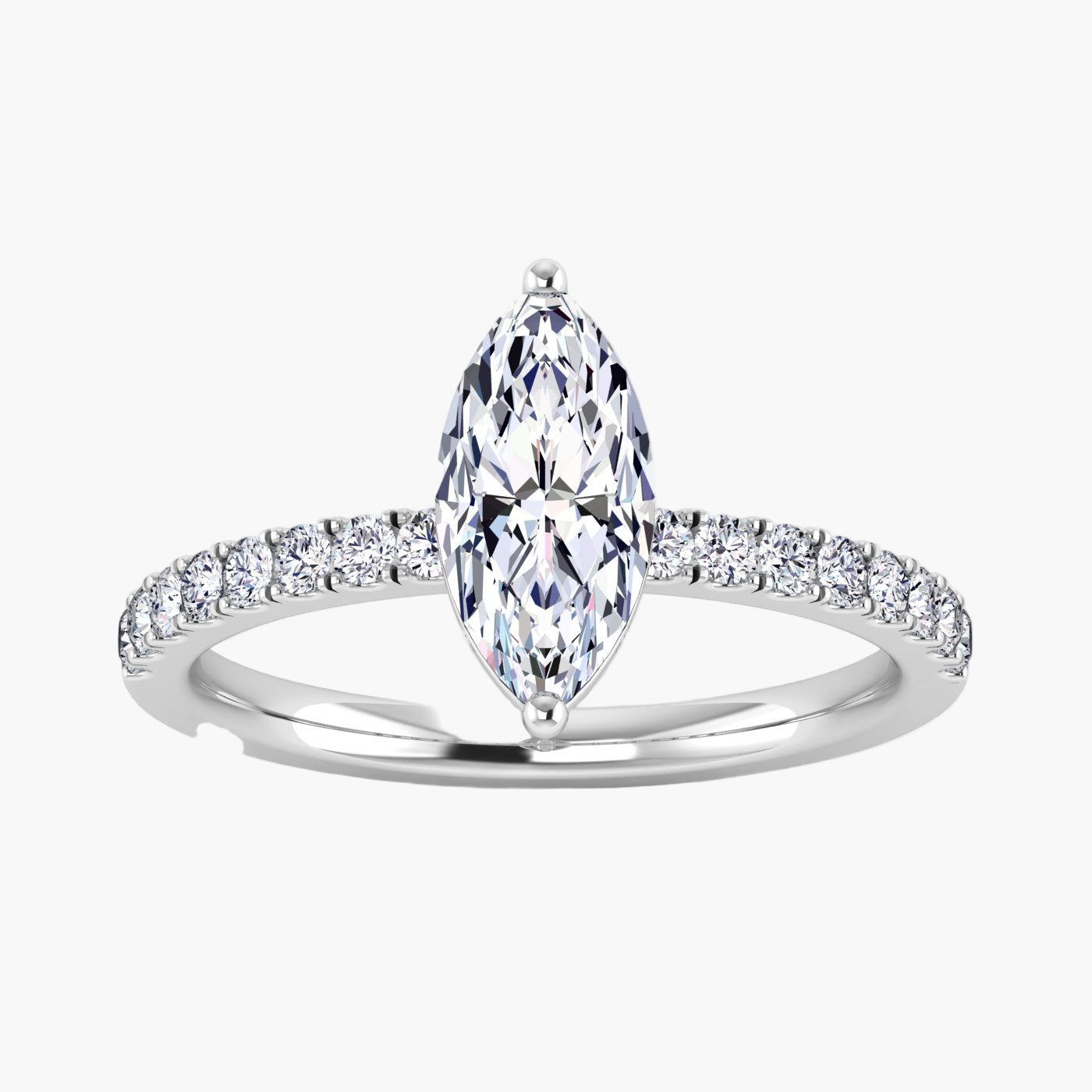 Moon Baby Diamond Ring