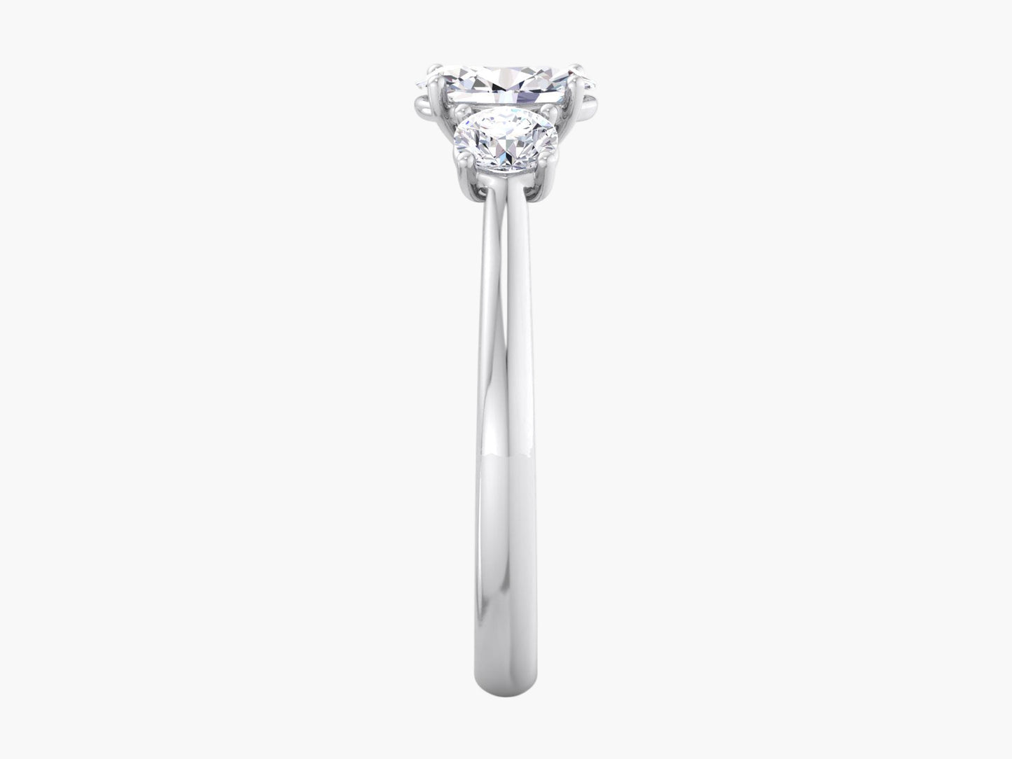 Geometric Glamour Diamond Ring