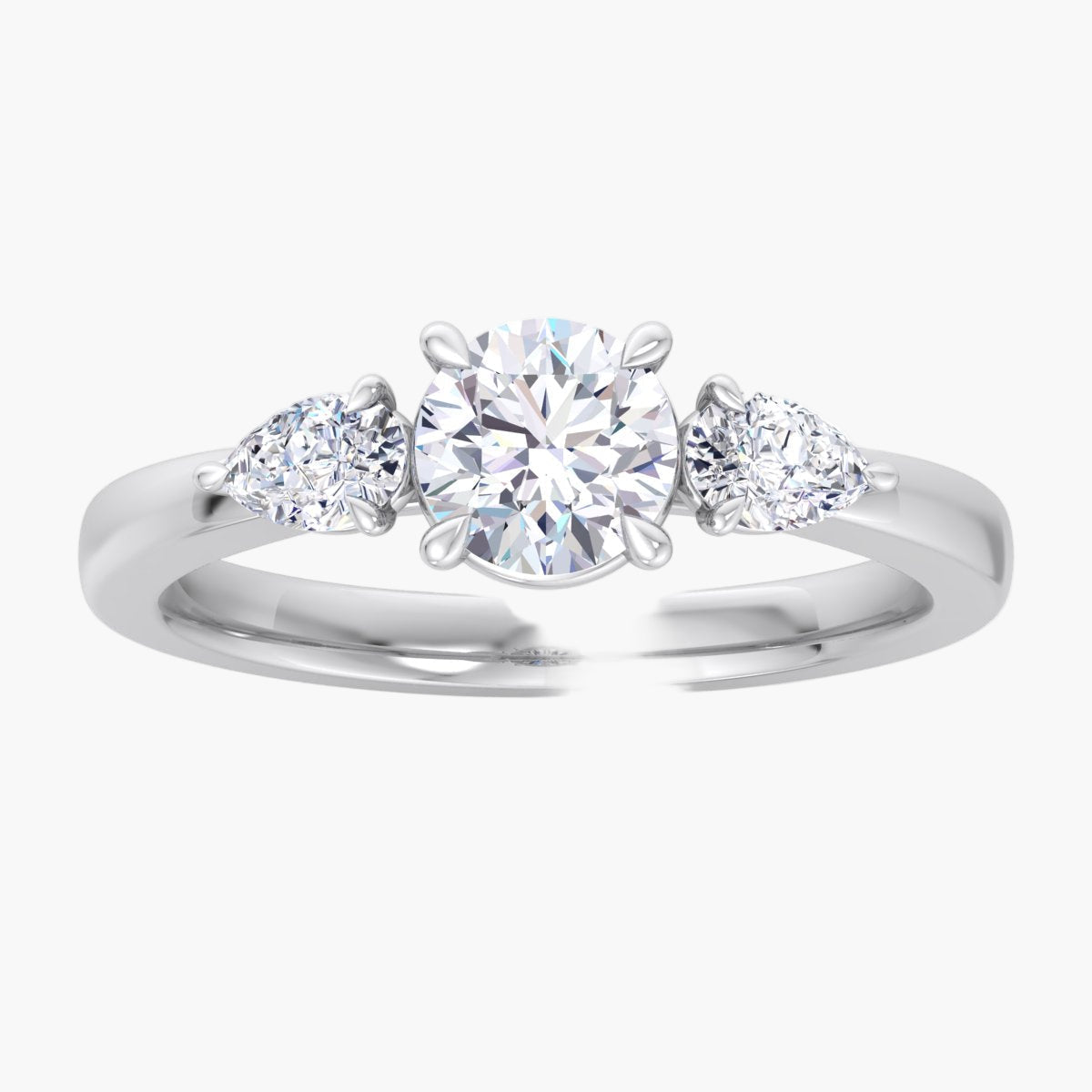 Minimalist Bloom Diamond Ring