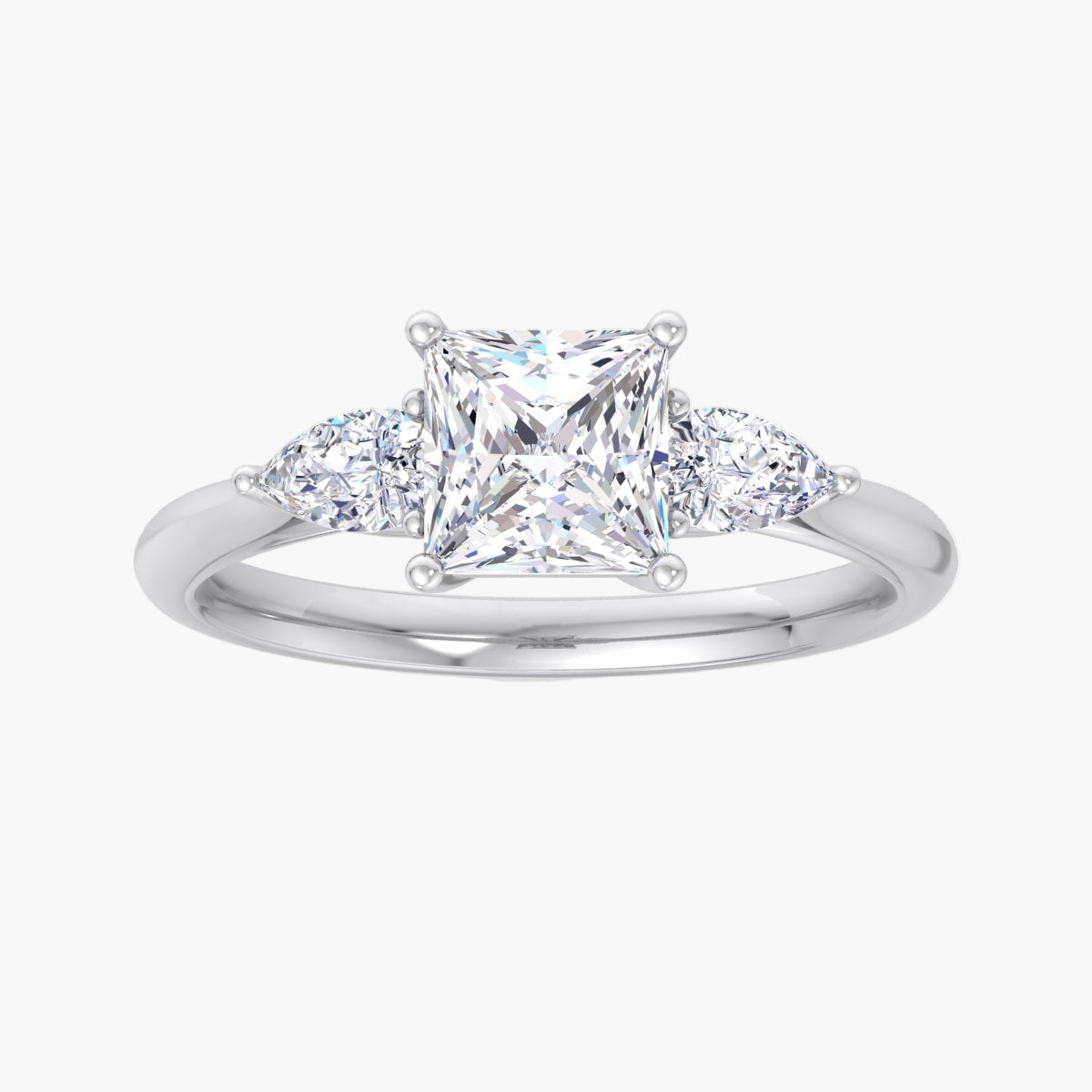 Entwine Square Diamond Ring