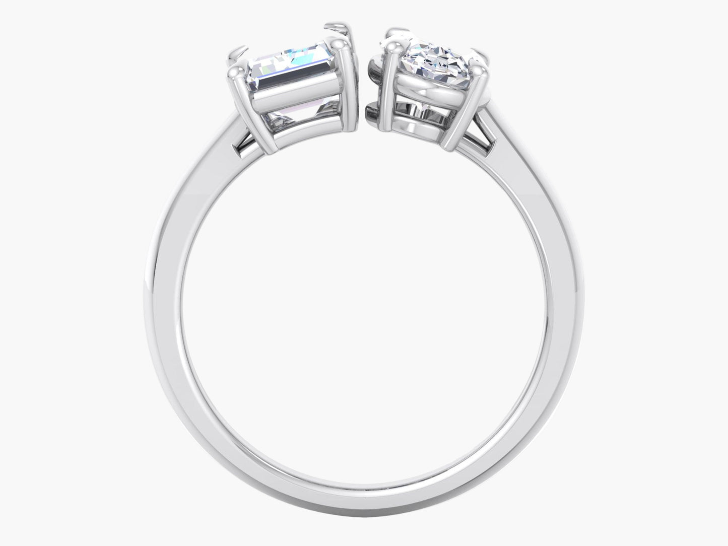 Toi-et-Moi Men Diamond Ring