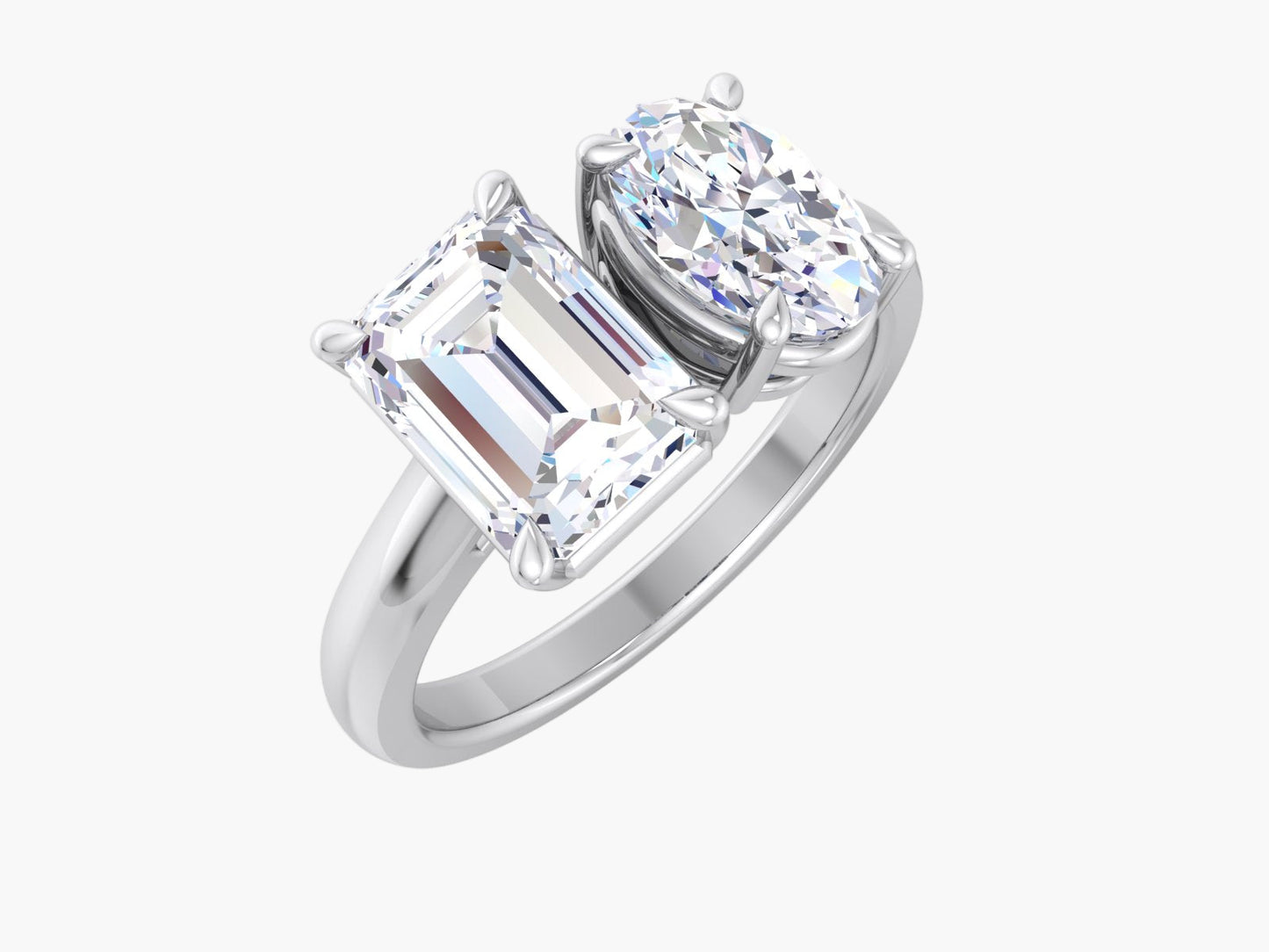 Toi-et-Moi Men Diamond Ring